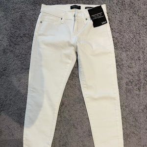 Banana republic white mid rise skinny jeans for women